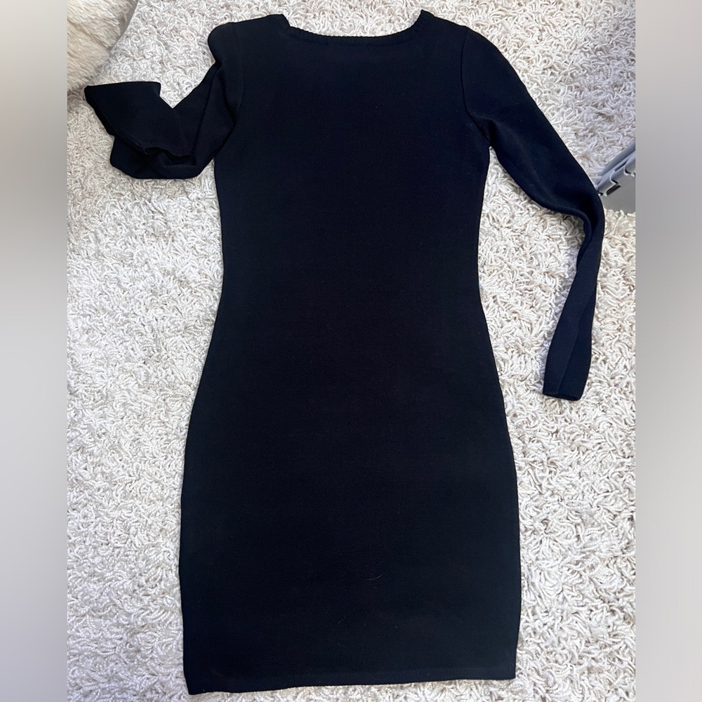 Venus Y2K womens retired Black Sweater Dress sz Small. - Picture 4 of 7